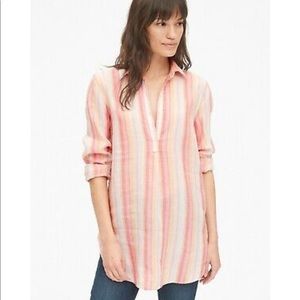 GAP Boyfriend Popover Linen Tunic